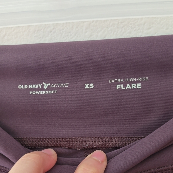 Old Navy Purple Boot Cut Flare Pants - Picture 2 of 5